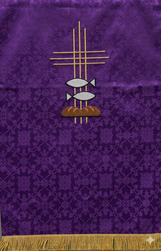 FISH & LOAVES PULPIT SCARVES 24" X 36" - LTP39