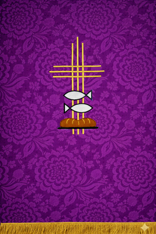 FISH & LOAVES PULPIT SCARVES 24" X 36" - LTP39