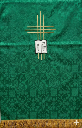 TEN COMMANDMENTS PULPIT SCARVES 24" X 36" - LTP40
