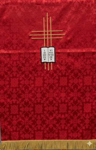 TEN COMMANDMENTS PULPIT SCARVES 24" X 36" - LTP40