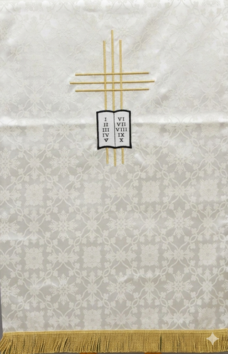 TEN COMMANDMENTS PULPIT SCARVES 24" X 36" - LTP40