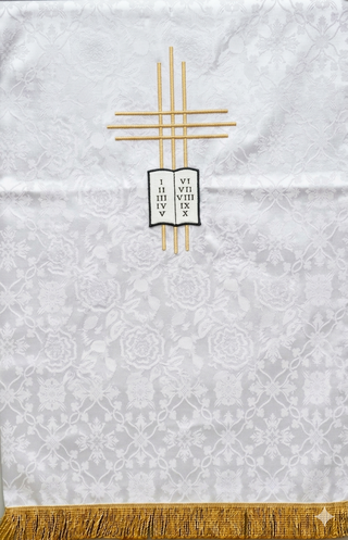 TEN COMMANDMENTS PULPIT SCARVES 24" X 36" - LTP40