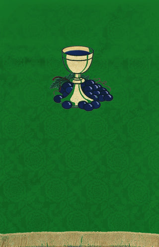 CHALICE W/GRAPES PULPIT SCARVES 24" X 36" - LTP44