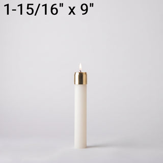 1-15/16" x 9" Refillable Oil Candle - LUXR09193
