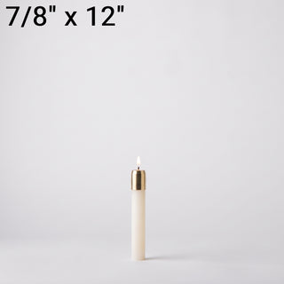 7/8" x 12" Refillable Oil Candle - LUXR12078