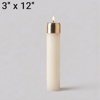 3" x 12" Refillable Oil Candle - LUXR12300
