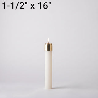 1-1/2" x 16" Refillable Oil Candle - LUXR16150