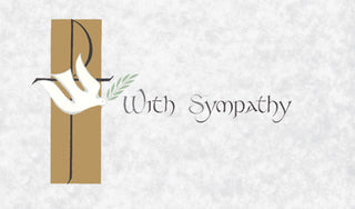 "With Sympathy" Mass Card - BRTMD031