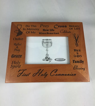 First Communion Wood Box 5x6  - N1946HC