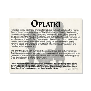 Oplatki Envelopes (100pcs) - OPLATKIEN