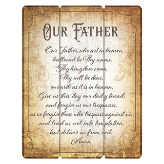 The Lord's Prayer - Pallet Sign - 12 x 15" - P5355