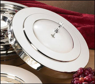 COMMUNION TRAY COVER STAINLESS STEEL 11 1/2" Dia. - PCPD375