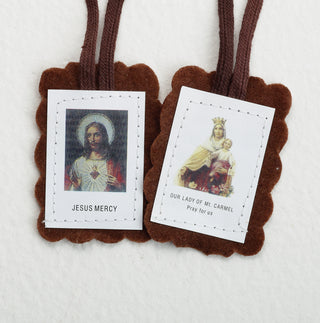 Cloth Scapular 1.5" x 2" - PL875