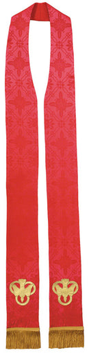 RED PREACHING STOLE - PS1112Y