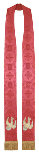 RED DOVE PREACHING STOLE - PS699822W