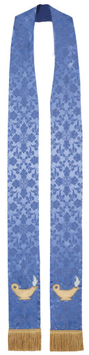 INDIGO LAMP PREACHING STOLE- PS6999NW