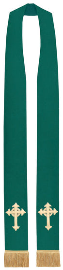 HUNTER GREEN CELTIC PREACHING STOLE - PS7003A