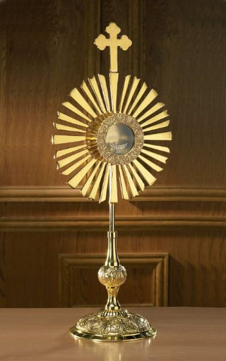PCPS745 Large Cross Monstrance w/ Luna