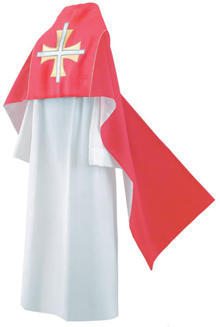 RED THOMAS CROSS HUMERAL VEIL - HV64122A