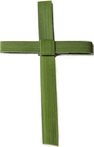 Green Palm Cross (25pcs) - PALMCROSS-GREEN