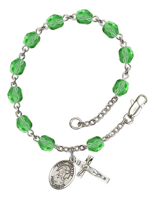 St. Colette Rosary Bracelet-RB6000PDS-9268