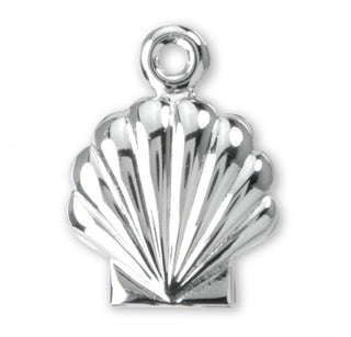 Holy Baptism Shell Sterling Silver Medal - S139513