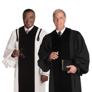 Pulpit Robe - Geneva Velvet - Hand-Tailored - S4-S5