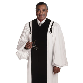 Pulpit Robe - Geneva Velvet - Hand-Tailored - S4-S5