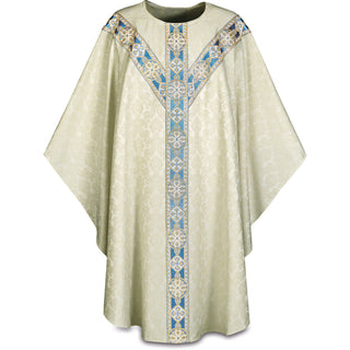 ECRU GOTHIC CHASUBLE - SLB-530