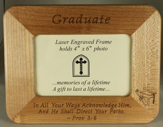 SP20105 Graduation Wood Lasered Frame