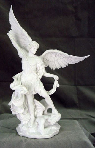 SR74997WNB 10" St. Michael- White No Base
