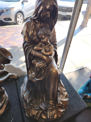 26" MADONNA AND CHILD STATUE - SR-75529