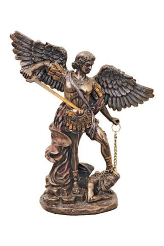 St. Michael 6" Cold Cast Bronze Statue - SRA-MIKE6