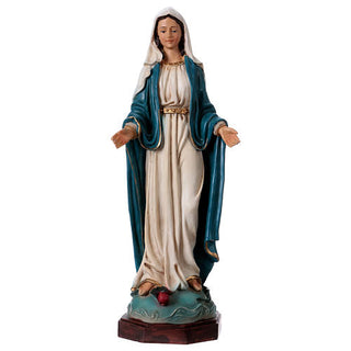 Virgin Mary 12" Resin statue - ST008305