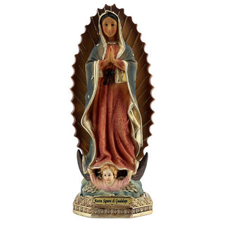 Our Lady of Guadalupe - 9" Resin Statue - ST011368