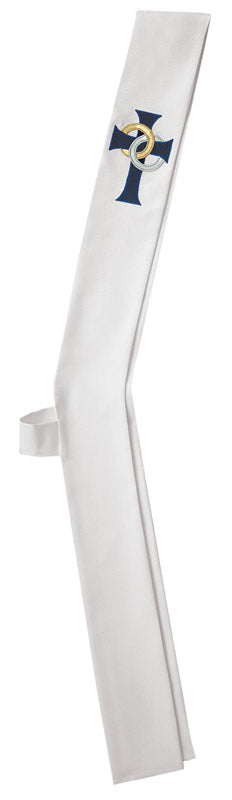 HUNTER GREEN WEDDING DEACON STOLE - T64259A-HA