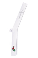 WHITE ROSE DEACON STOLE - T70149A