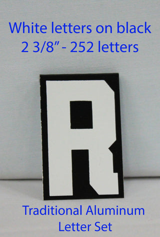 TAW252 White letters on blk