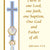 BAPTISM BANNER BULLETIN (100pk) - TB133