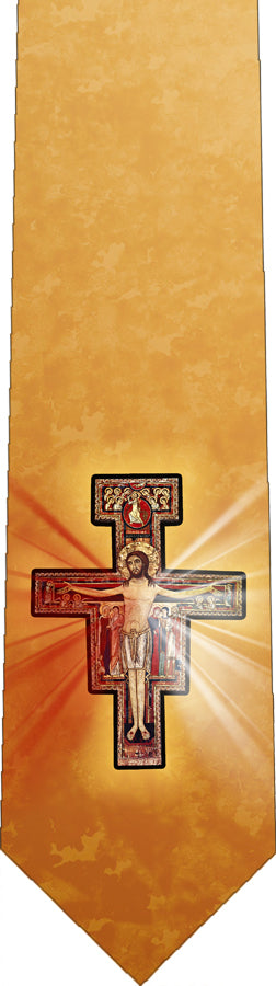 San Damiano/Divine Mercy Tie - TIE-528