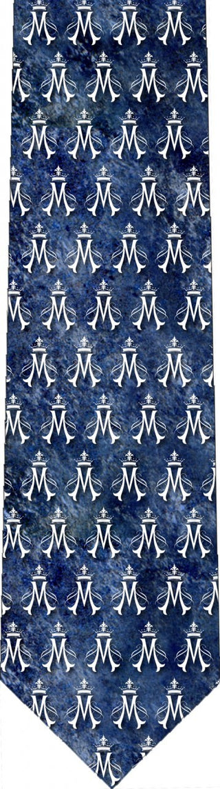 Marian Symbol Pattern Tie - TIE-M2P