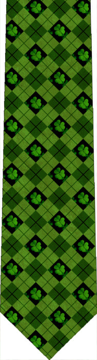 Shamrock Argyle Tie - TIE-STP2