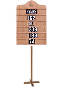 STANDING HYMN BOARD LIGHT - HYMN/CARDS - TO5033SL2