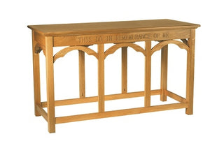 Communion Table - Medium Oak - TS989