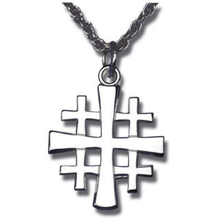 059-S Jerusalem Cross Pendant