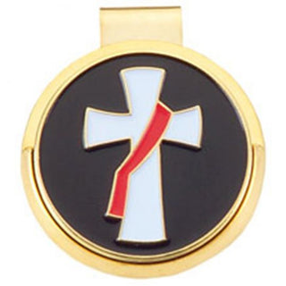 DEACON'S CROSS HAT CLIP W/BALL - TSG-GOLF-12