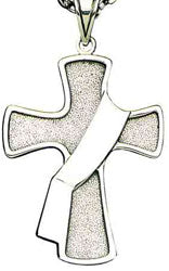 482-S Sterling Silver Deacon's Cross