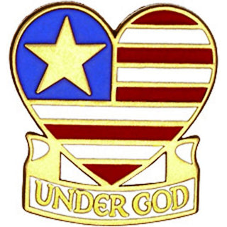 B-109 Under God Lapel Pin
