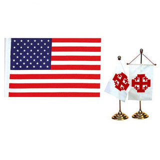 F-01 Banner Desk Flage