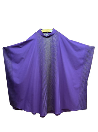 PURPLE CHASUBLE & UNDERSTOLE GENTLY WORN - UCG1-SLB1-CHAS-P